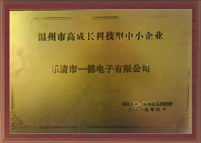 溫州市高成長科技型中小企業 溫州市高成長科技型中小企業
