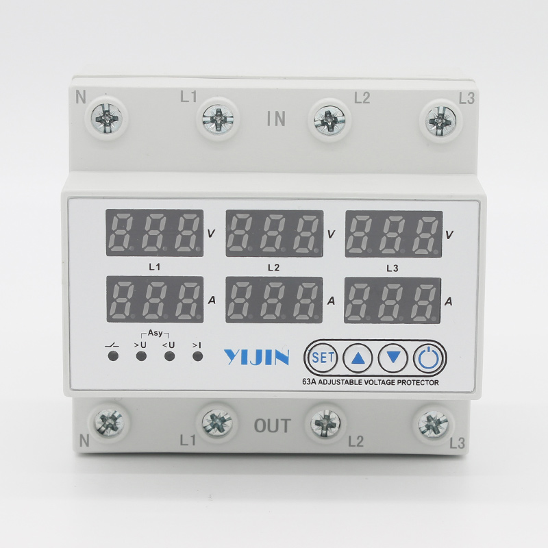 YJQGA-63型3P+N 自復式過欠壓過電流保護器